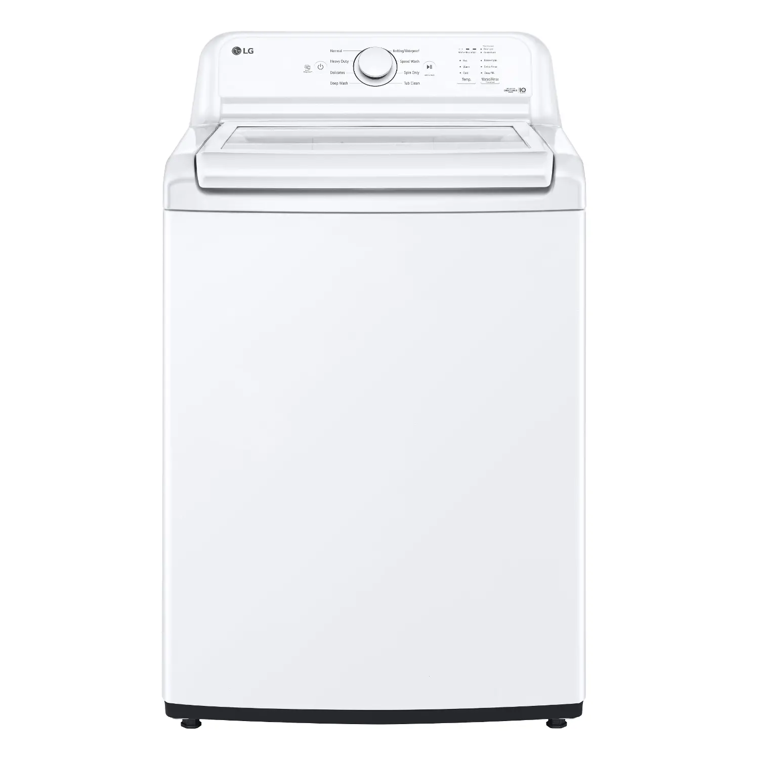 WT6105CW LG 4.1 cu ft Top Load Washer with Agitator - White, 6100W-1