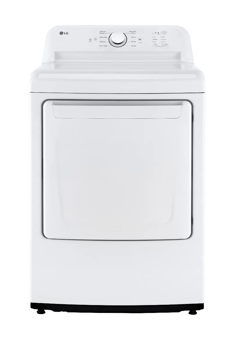 LG 7.4 cu ft Gas Dryer - White 6100