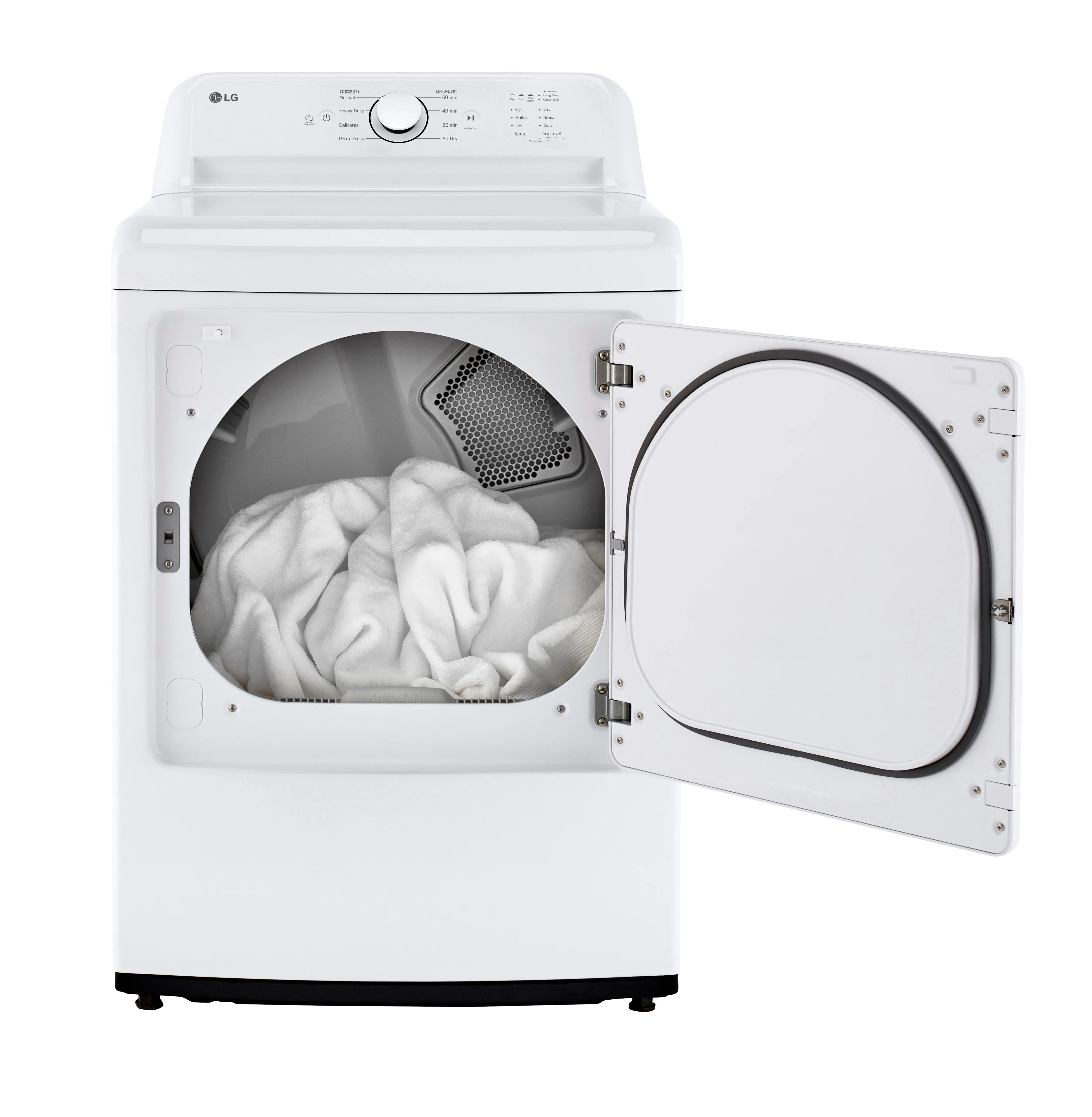 DLG6101W LG 7.4 cu ft Gas Dryer - White 6100-6