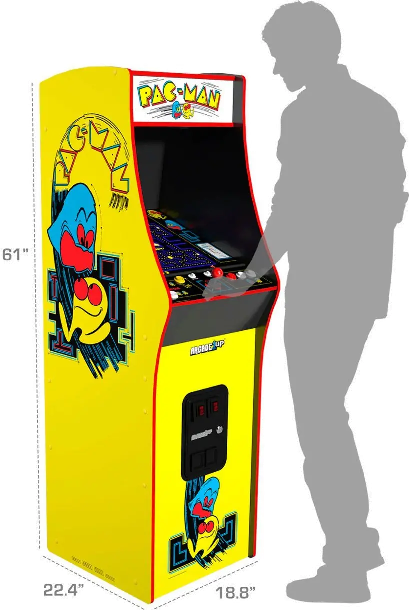 UPRIGHT/PACMAN_DLX Arcade1Up Pac-Man Deluxe Arcade Game-5