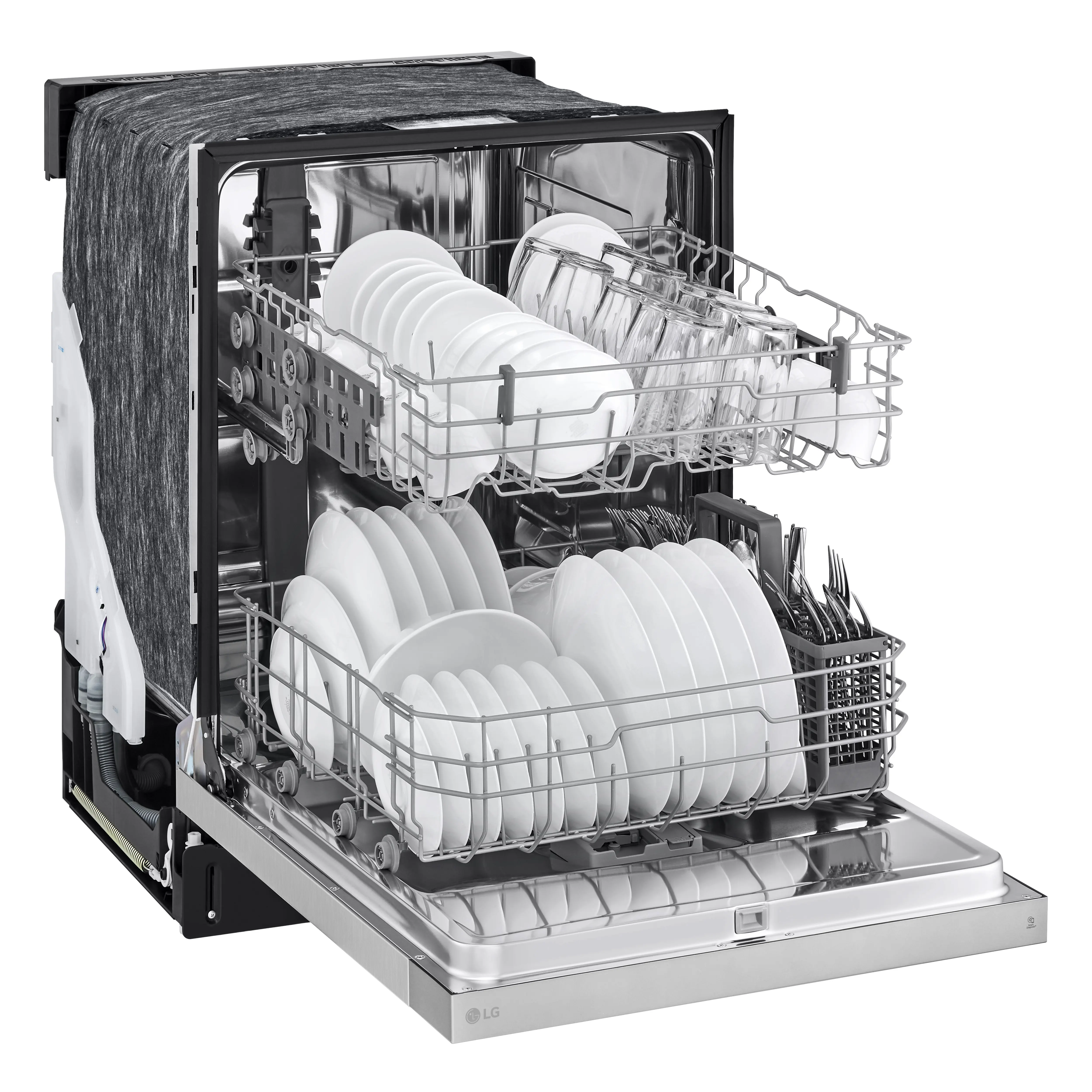 LDFC2423V LG Front Control Dishwasher - Stainless Steel-11