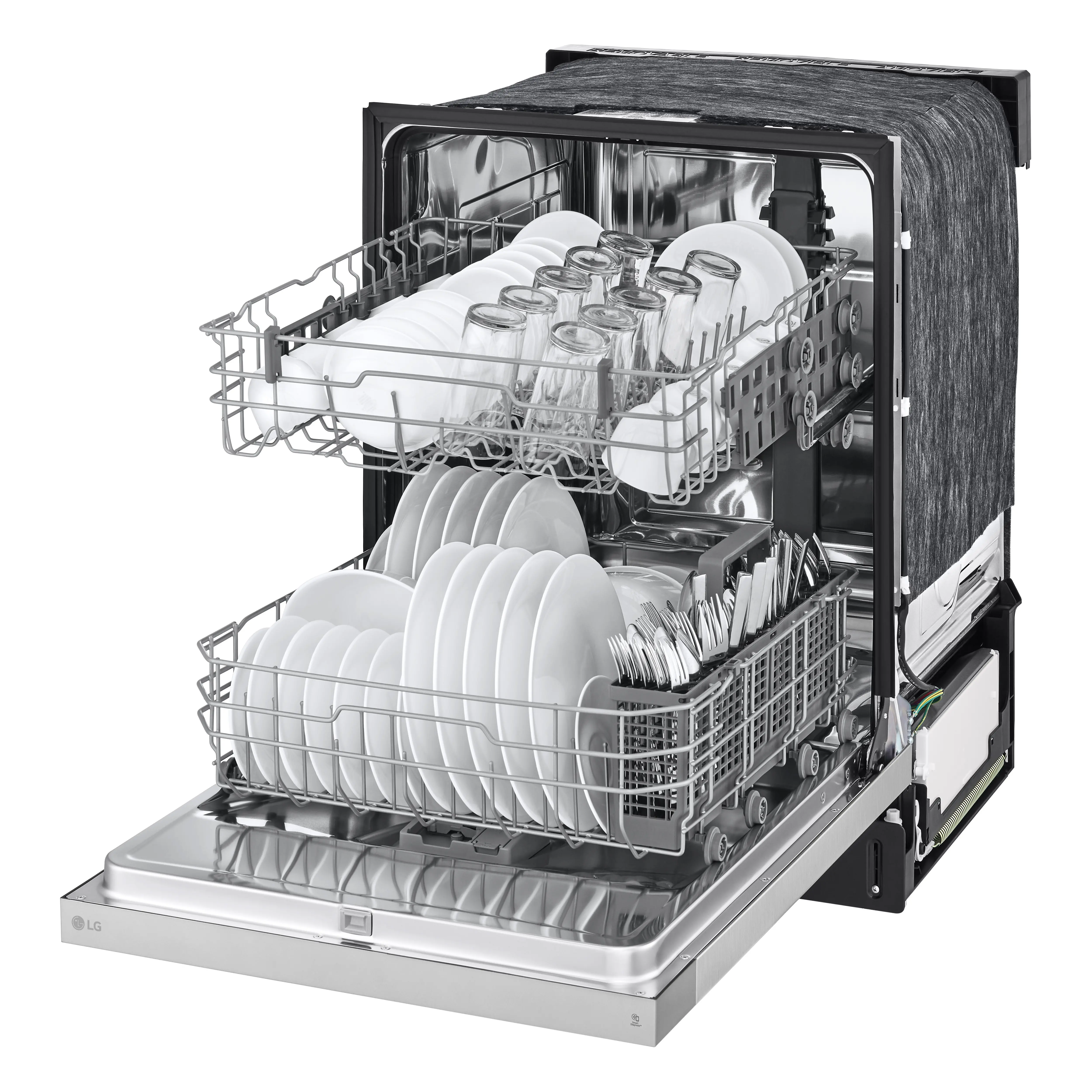 LDFC2423V LG Front Control Dishwasher - Stainless Steel-14