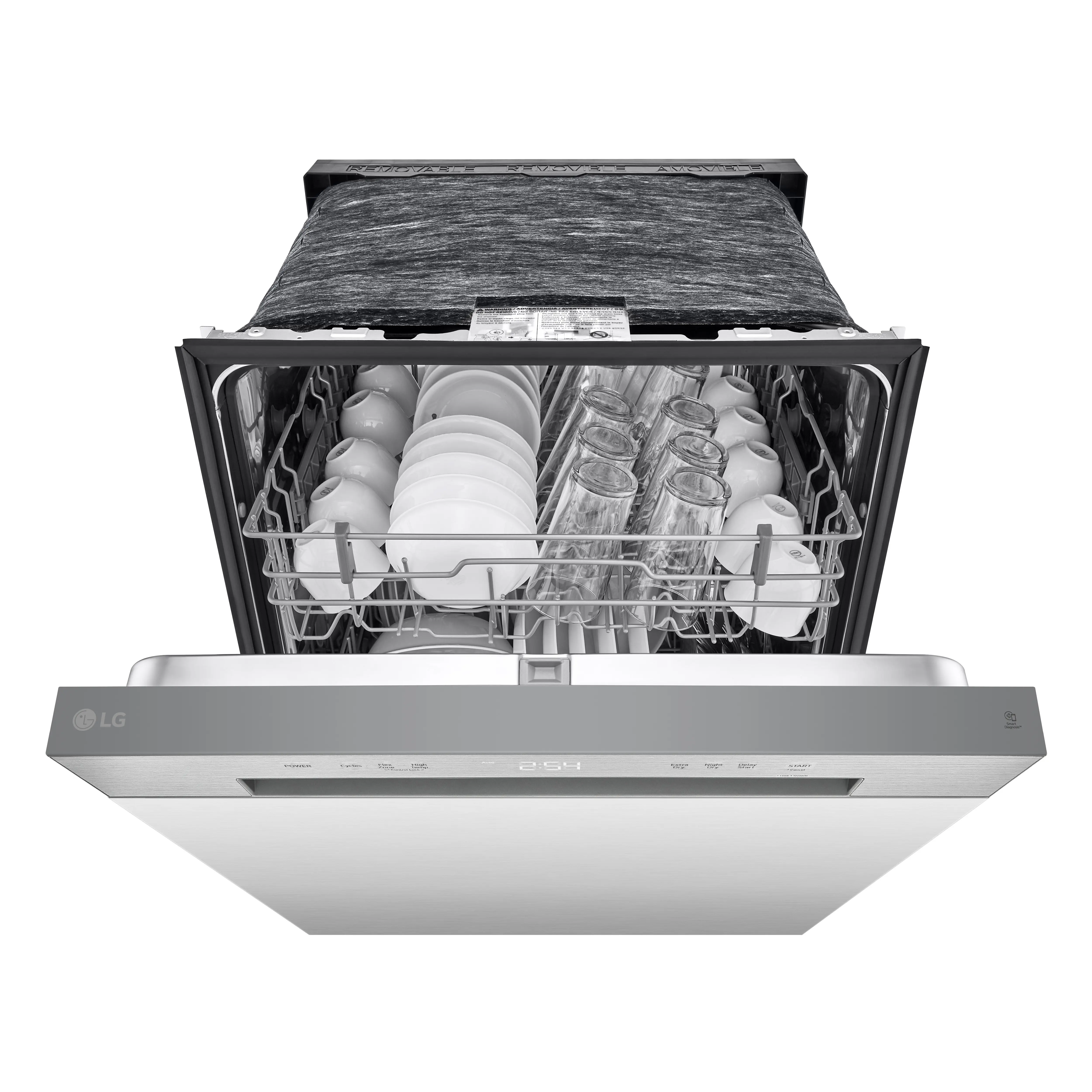 LDFC2423V LG Front Control Dishwasher - Stainless Steel-16