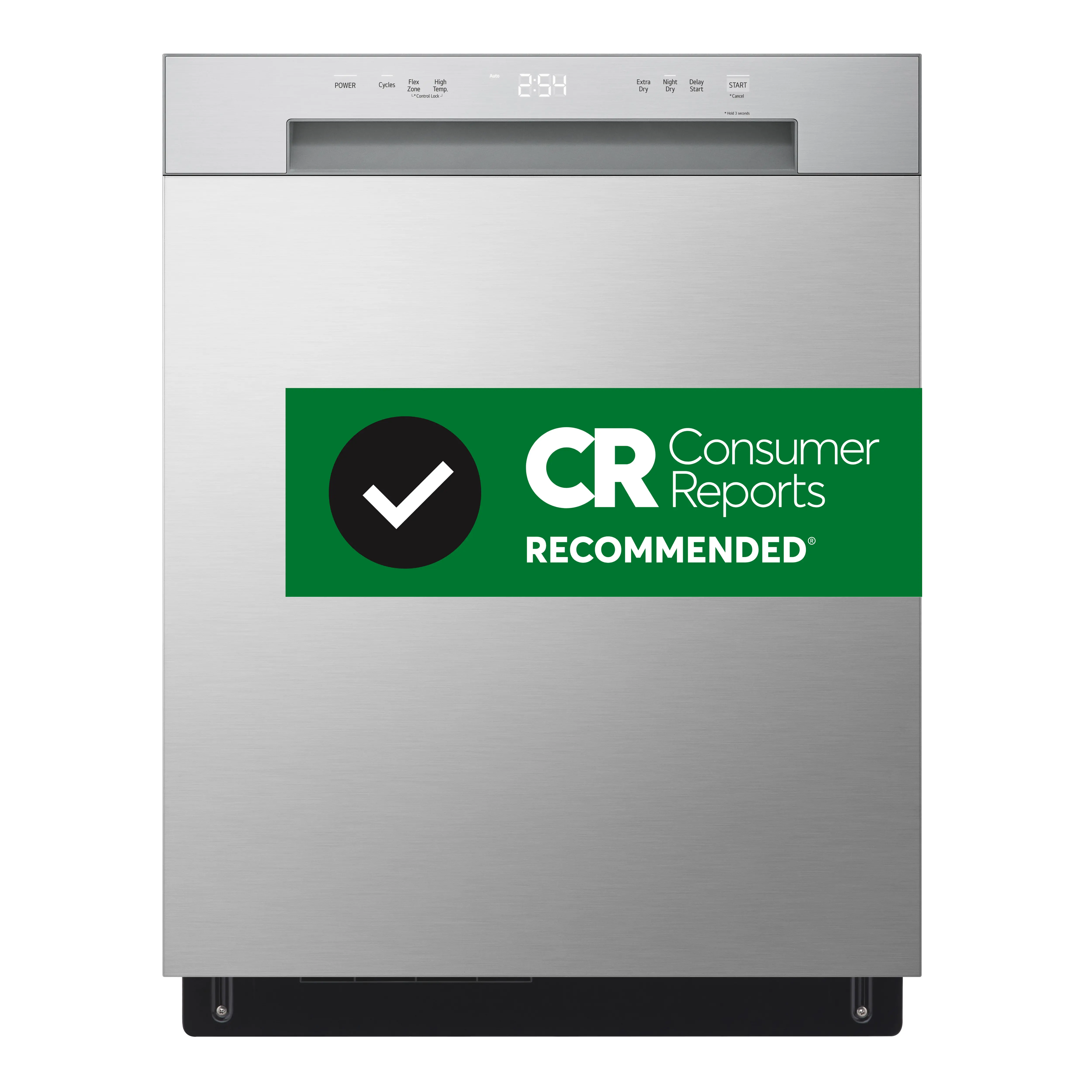LDFC2423V LG Front Control Dishwasher - Stainless Steel-2