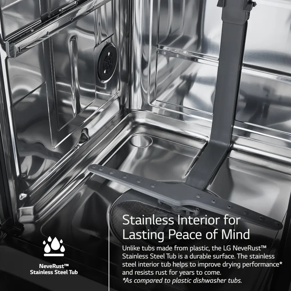 LDFC2423V LG Front Control Dishwasher - Stainless Steel-7