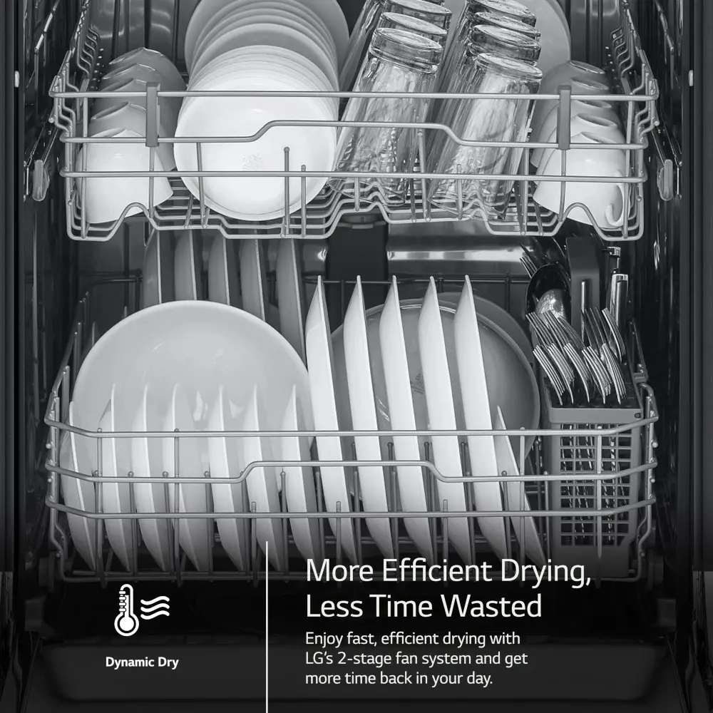 LDFC2423V LG Front Control Dishwasher - Stainless Steel-8