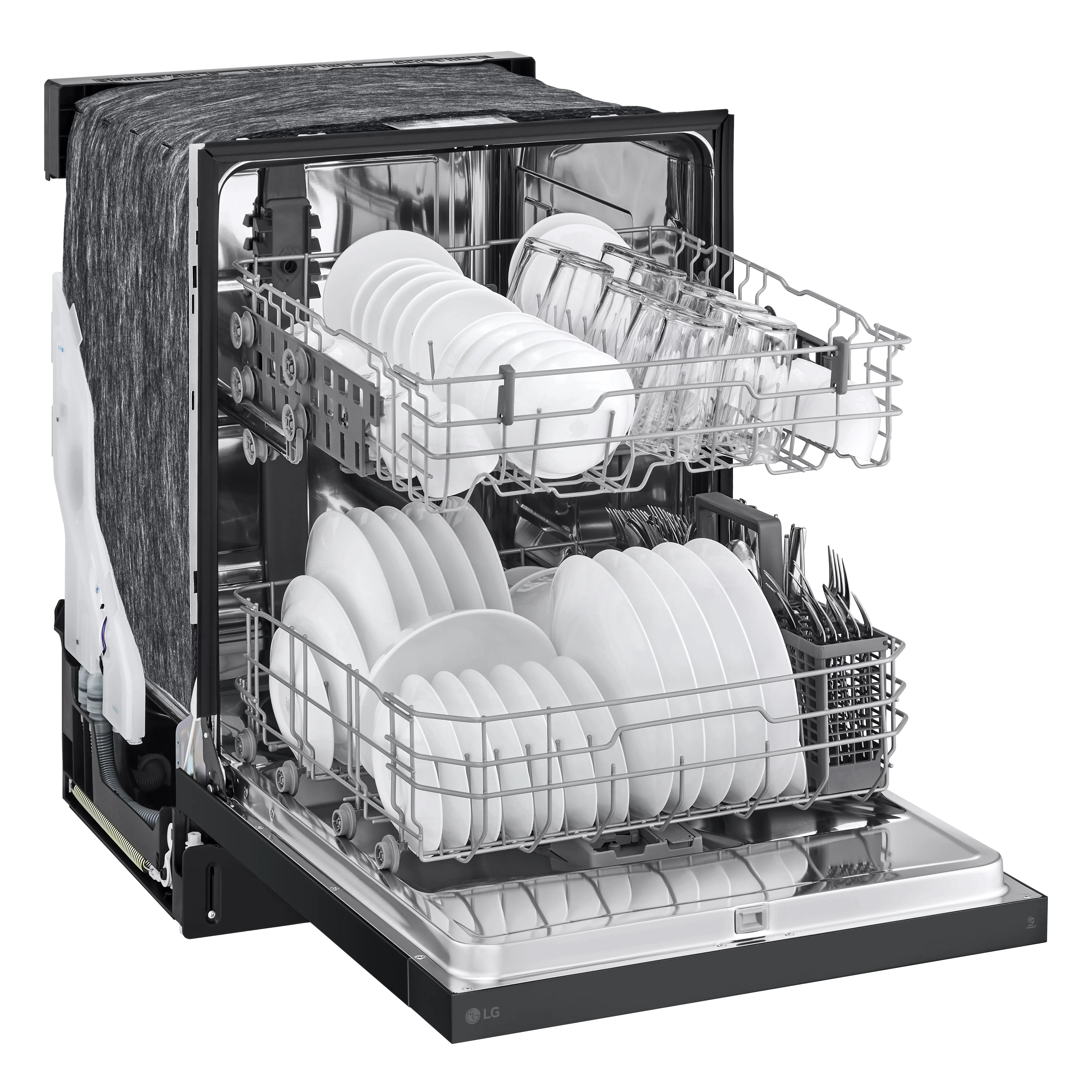 LDFC2423B LG Front Control Dishwasher - Black-7