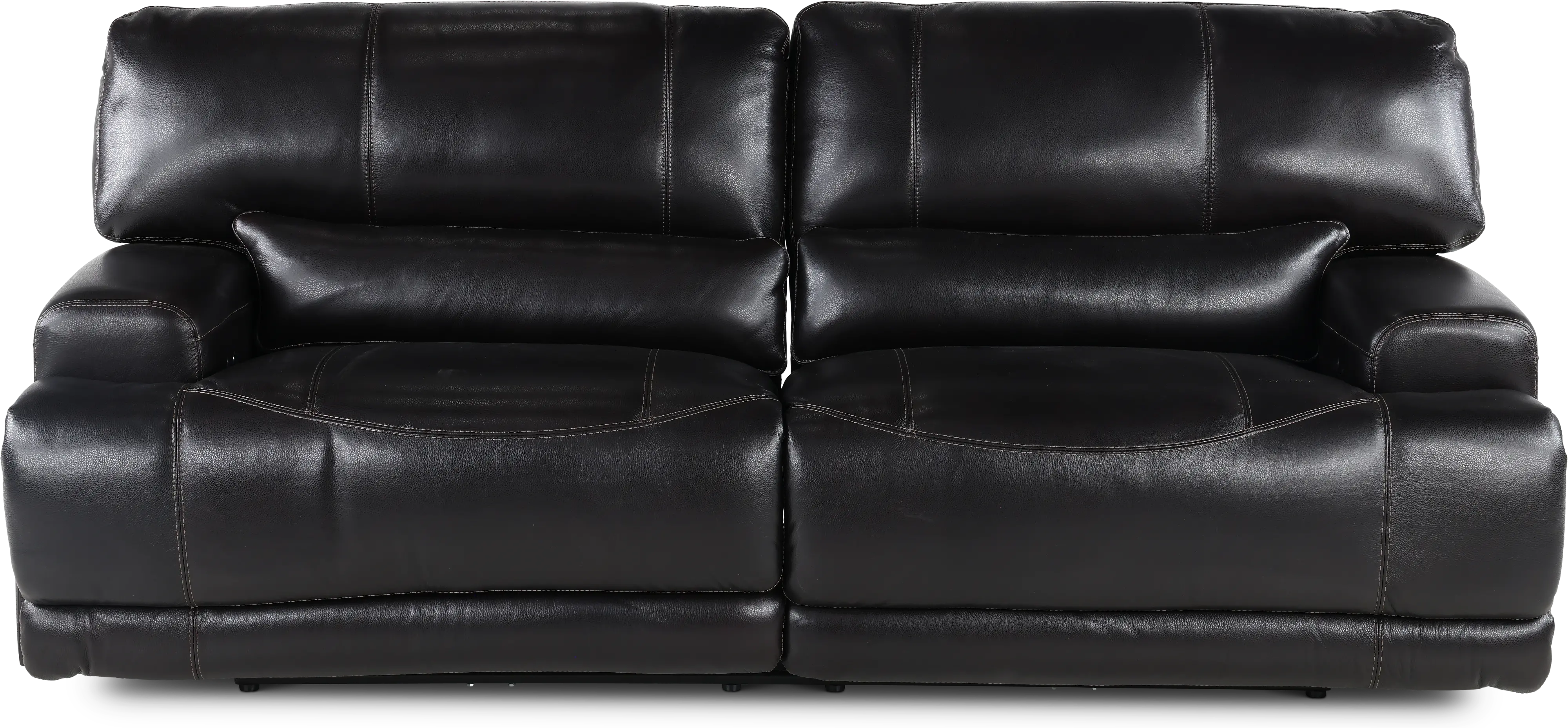 Stampede Blackberry Leather-Match Power Reclining Sofa-1