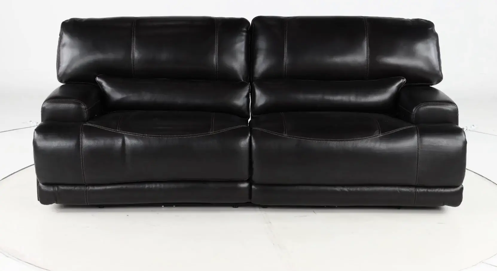 Stampede Blackberry Leather-Match Power Reclining Sofa-5