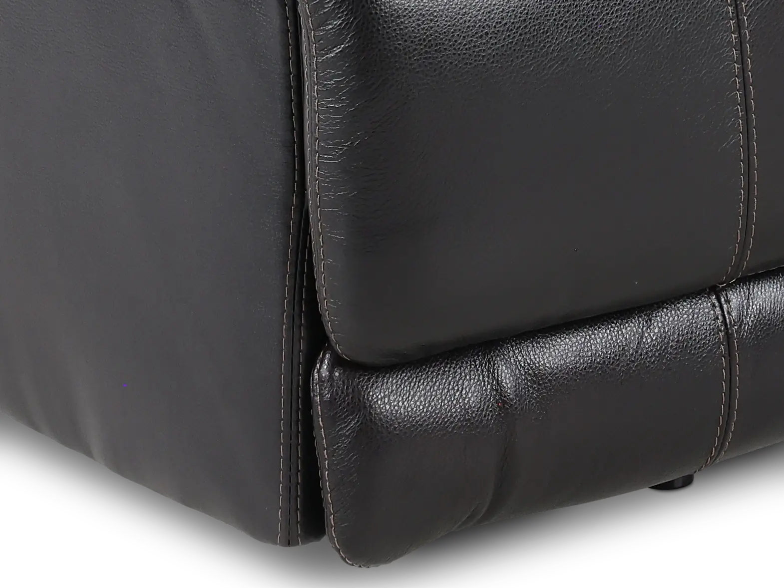 Stampede Blackberry Leather-Match Power Reclining Sofa-8