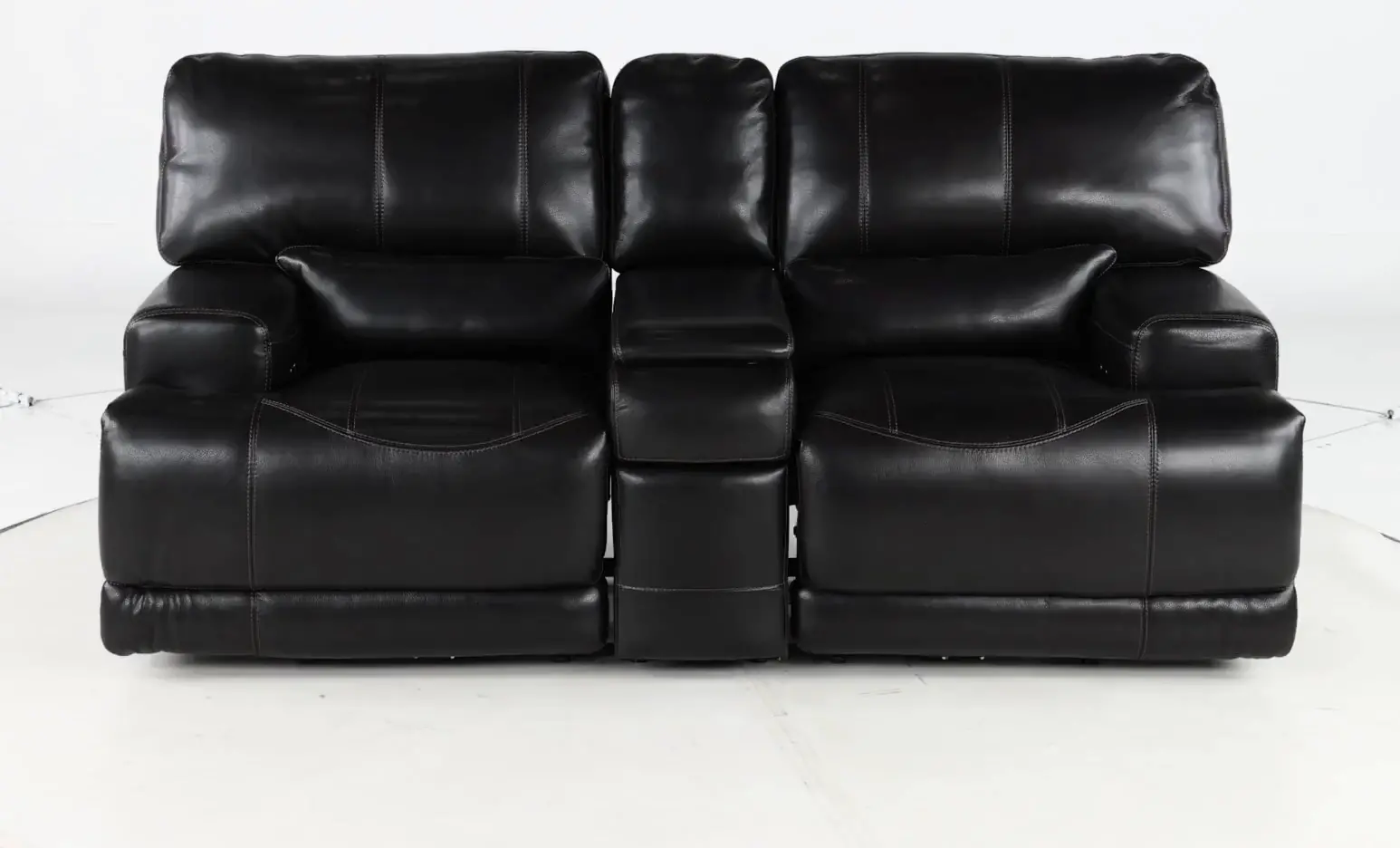 Stampede Blackberry Power Reclining Console Loveseat-5