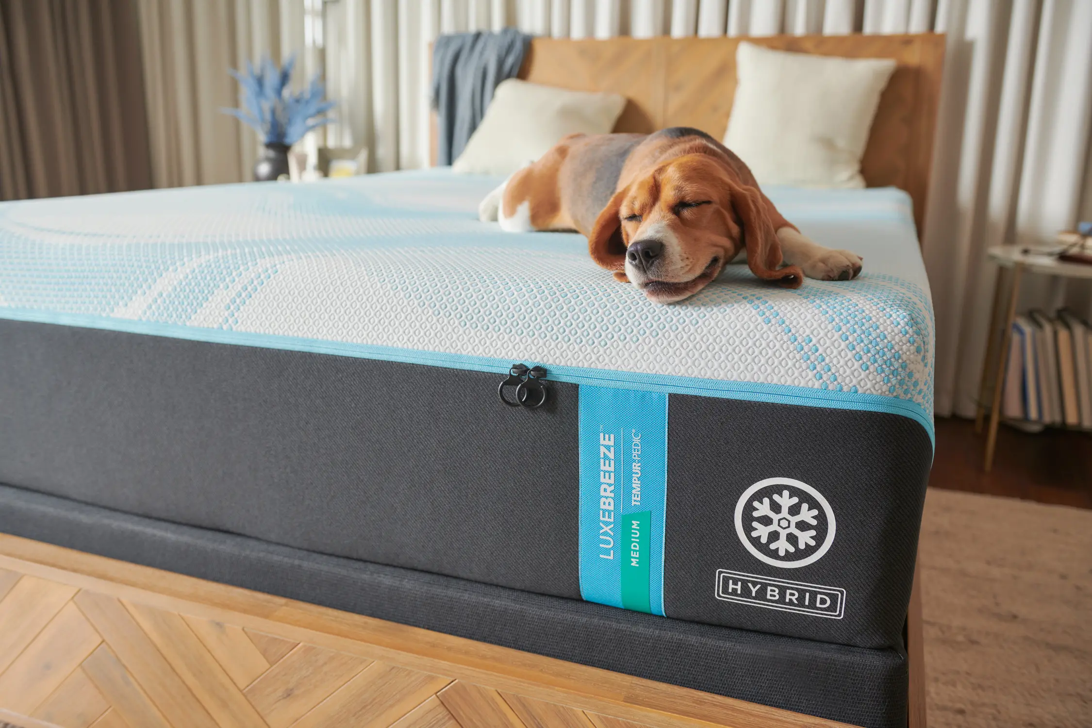 10238251 Tempur-Pedic LuxeBreeze 2.0 Medium Hybrid Queen Mattress-2