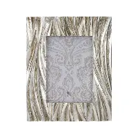 5x7  Gray Metal Swirl Picture Frame