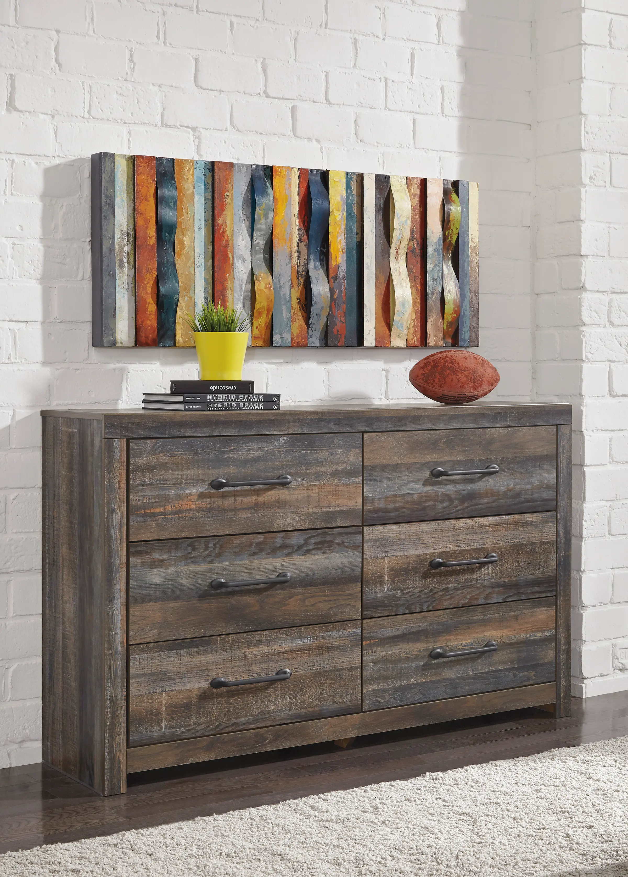 Sunset Park Rustic Brown Dresser-2