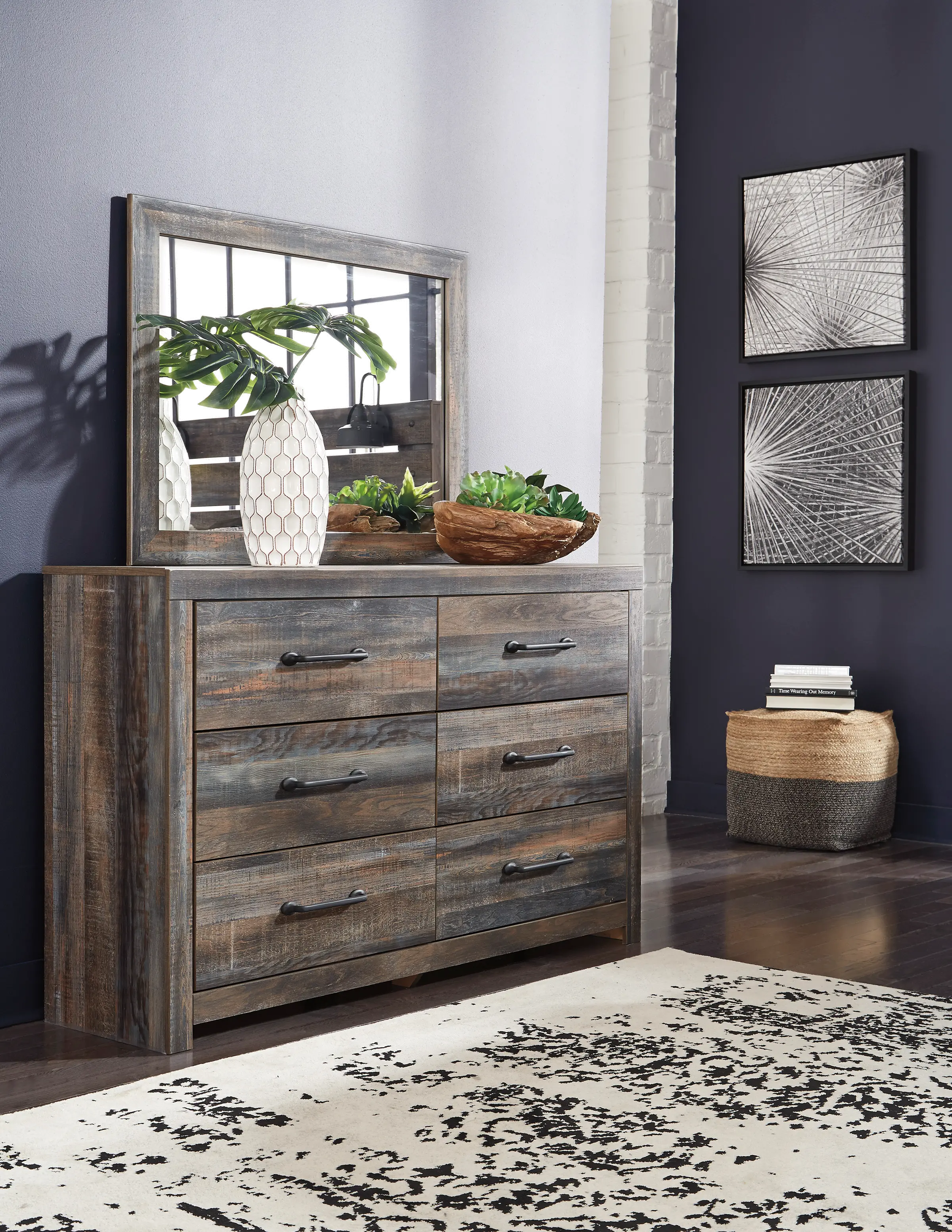Sunset Park Rustic Brown Dresser-5