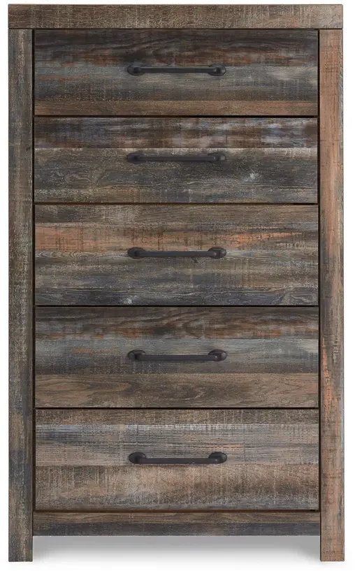 Sunset Park Rustic Brown Chest of Drawers-1
