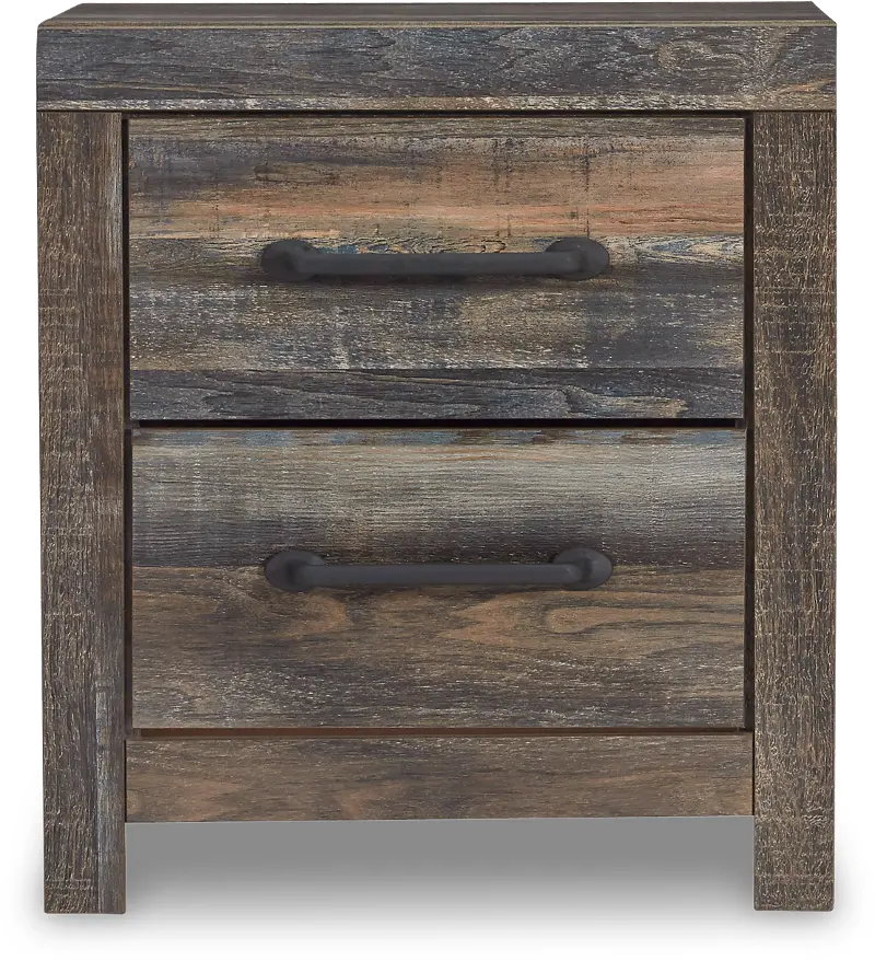 Sunset Park Rustic Brown Nightstand
