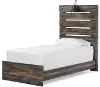 Sunset Park Rustic Brown Twin Bed