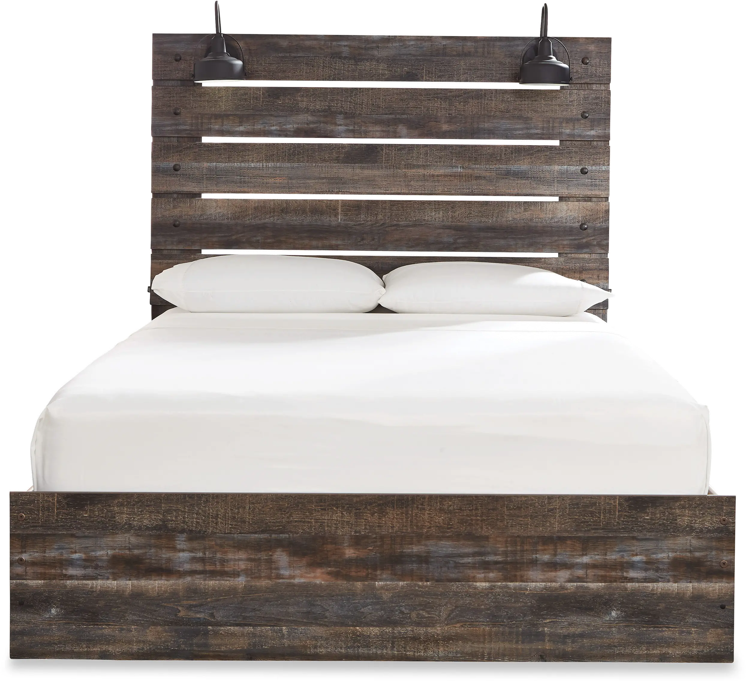 Sunset Park Rustic Brown Queen Bed-1