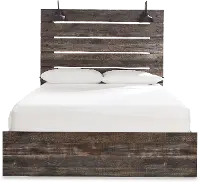 Sunset Park Rustic Brown King Bed