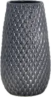 Naples 12.5  Gray Woven Texture Vase