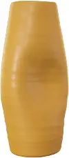 Marigold 18.5  Golden Yellow Sculpted Vase