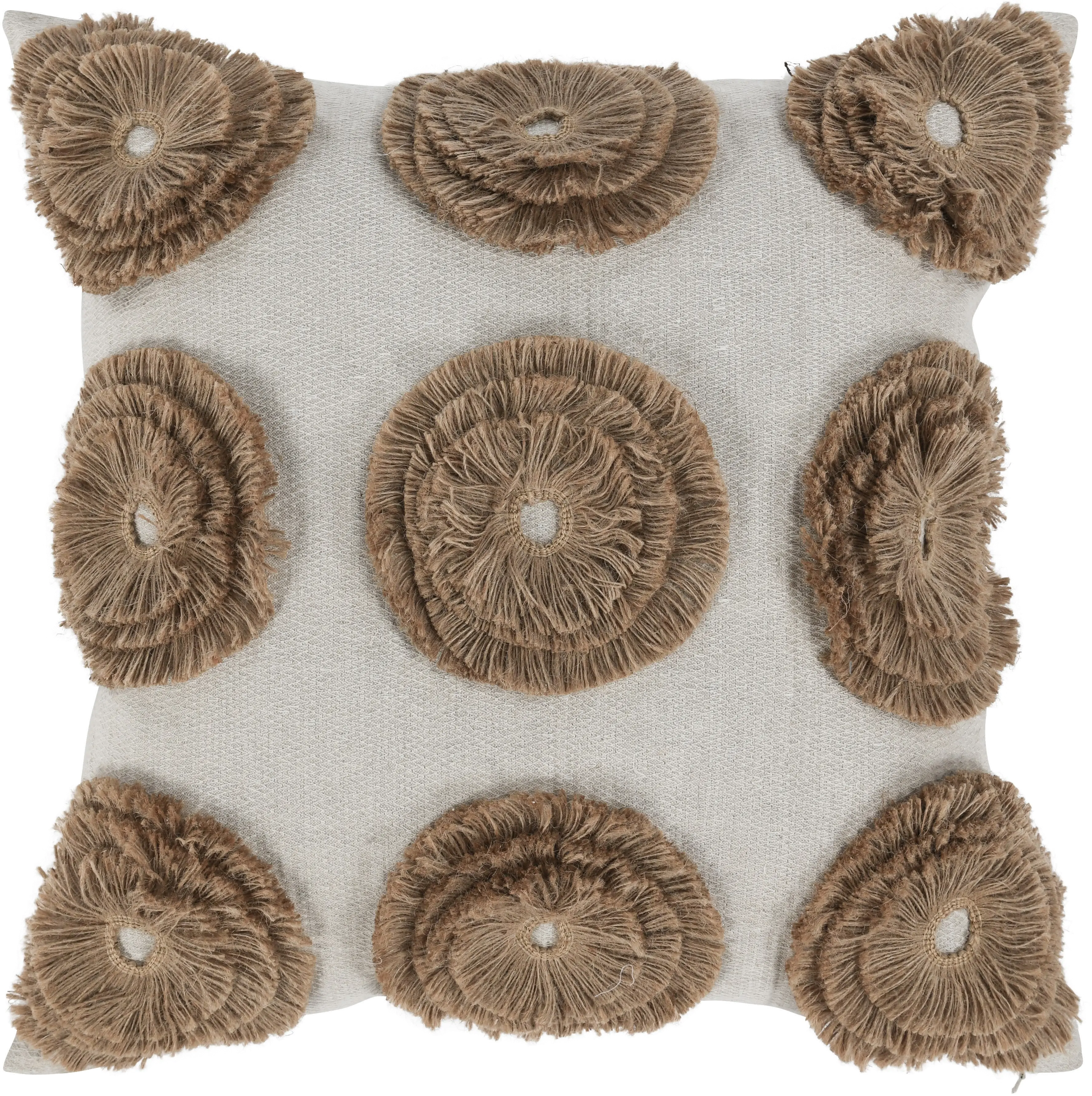 Halston Brown Toss Pillow-1