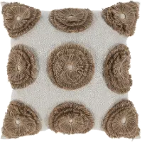 Halston Brown Toss Pillow