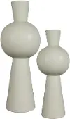 Charlotte Light Gray 14  Vase