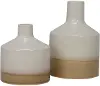 Shoreline 5  Rounded Two-Tone Ceramic Vase