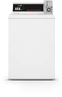 TV6000WN Speed Queen 3.19 Cu Ft Coin Operated Agitator Washer - White