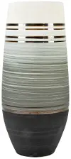 Concord White and Brown Vase