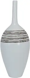 Louisa White and Black 16  Vase