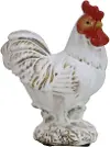 Quinn Small White Rooster Figurine