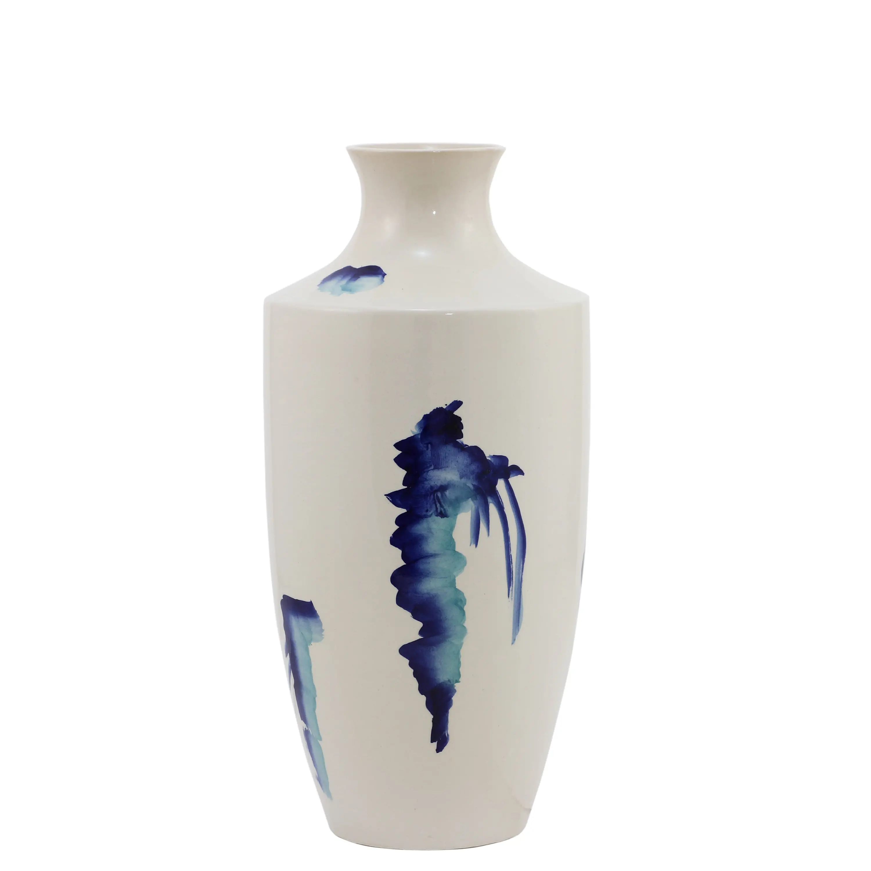 Cloud White and Blue 16.5  Vase-1
