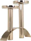Elias 8  Gold Dual Candle Holder