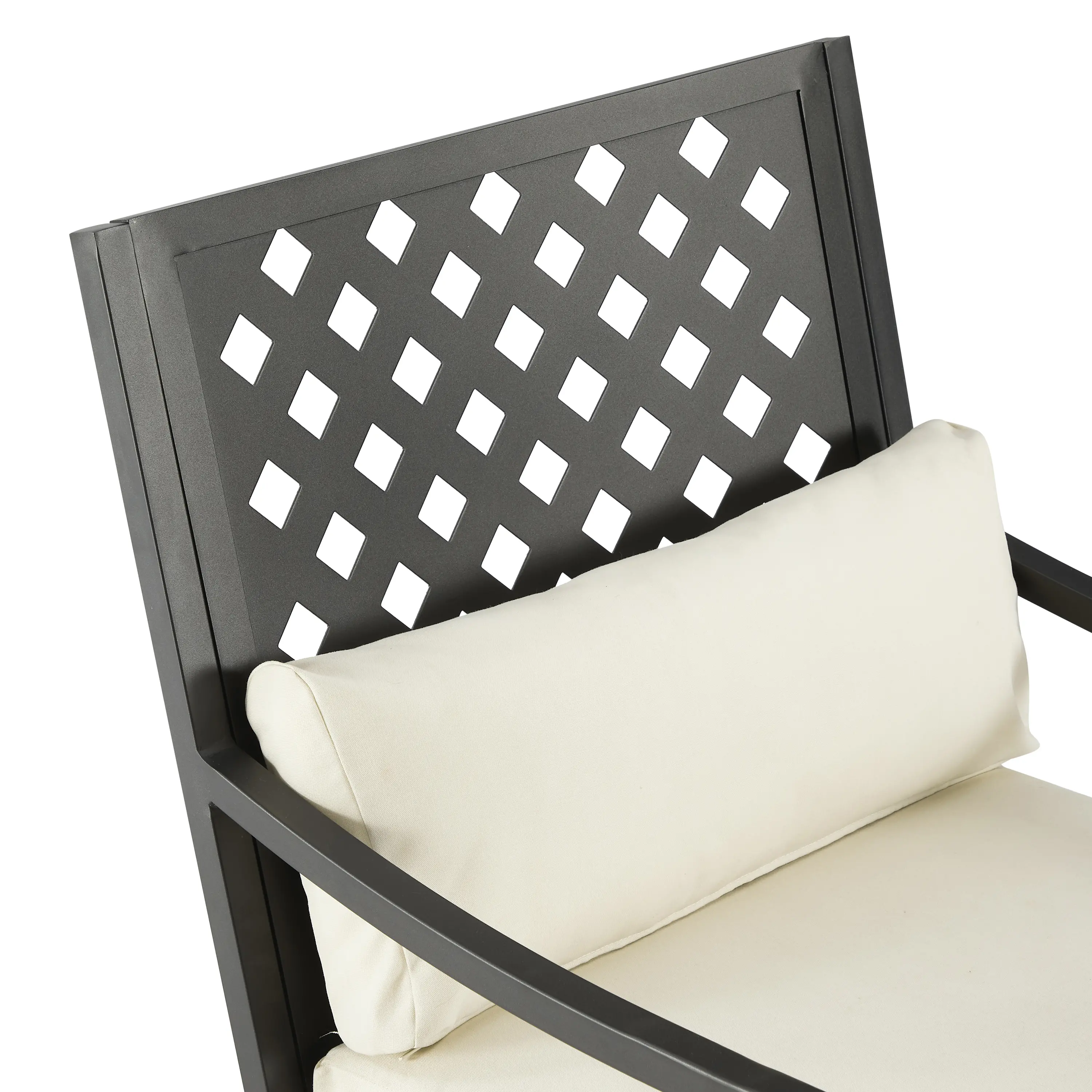 KO70285MB-CR Alistair 4 pc Black and Cream Patio Conversation Set-13