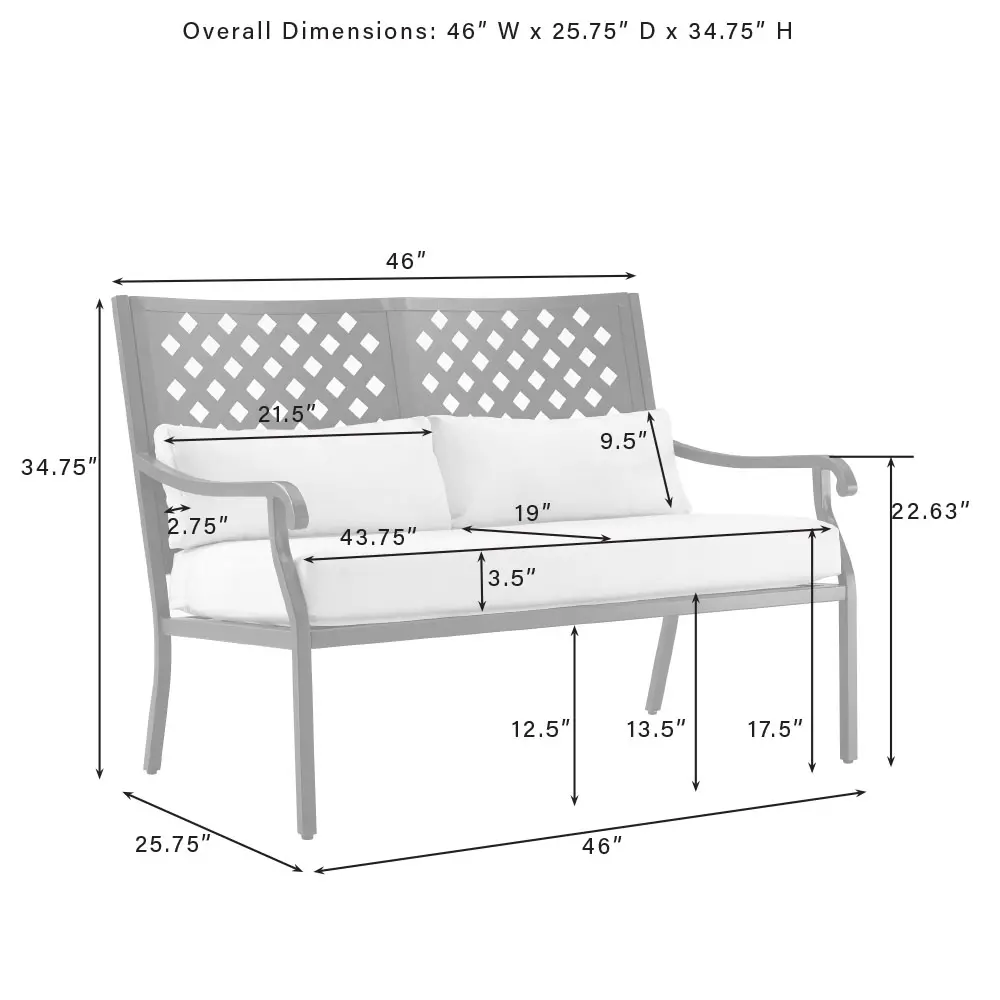 KO70285MB-CR Alistair 4 pc Black and Cream Patio Conversation Set-5