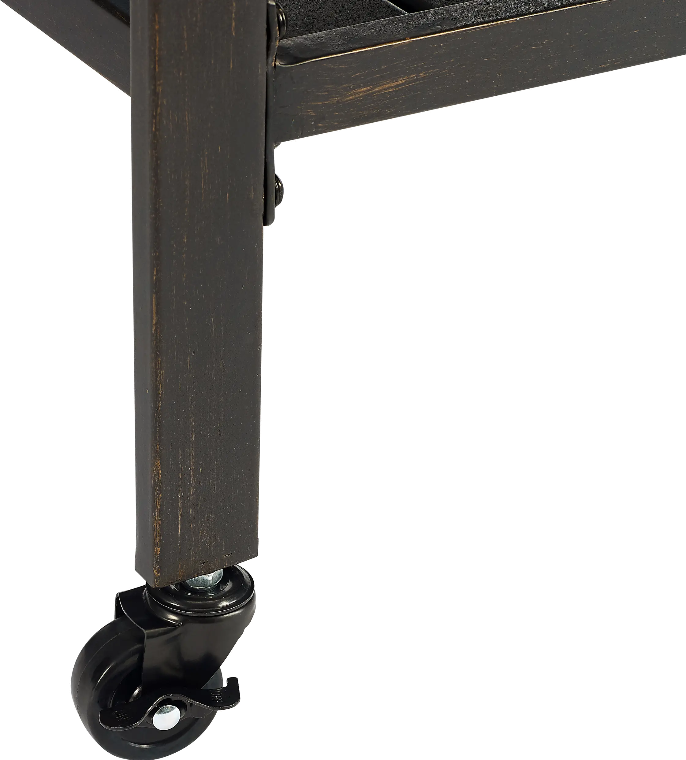 CO7390-BZ Kaplan Outdoor Bronze Metal Bar Cart-6