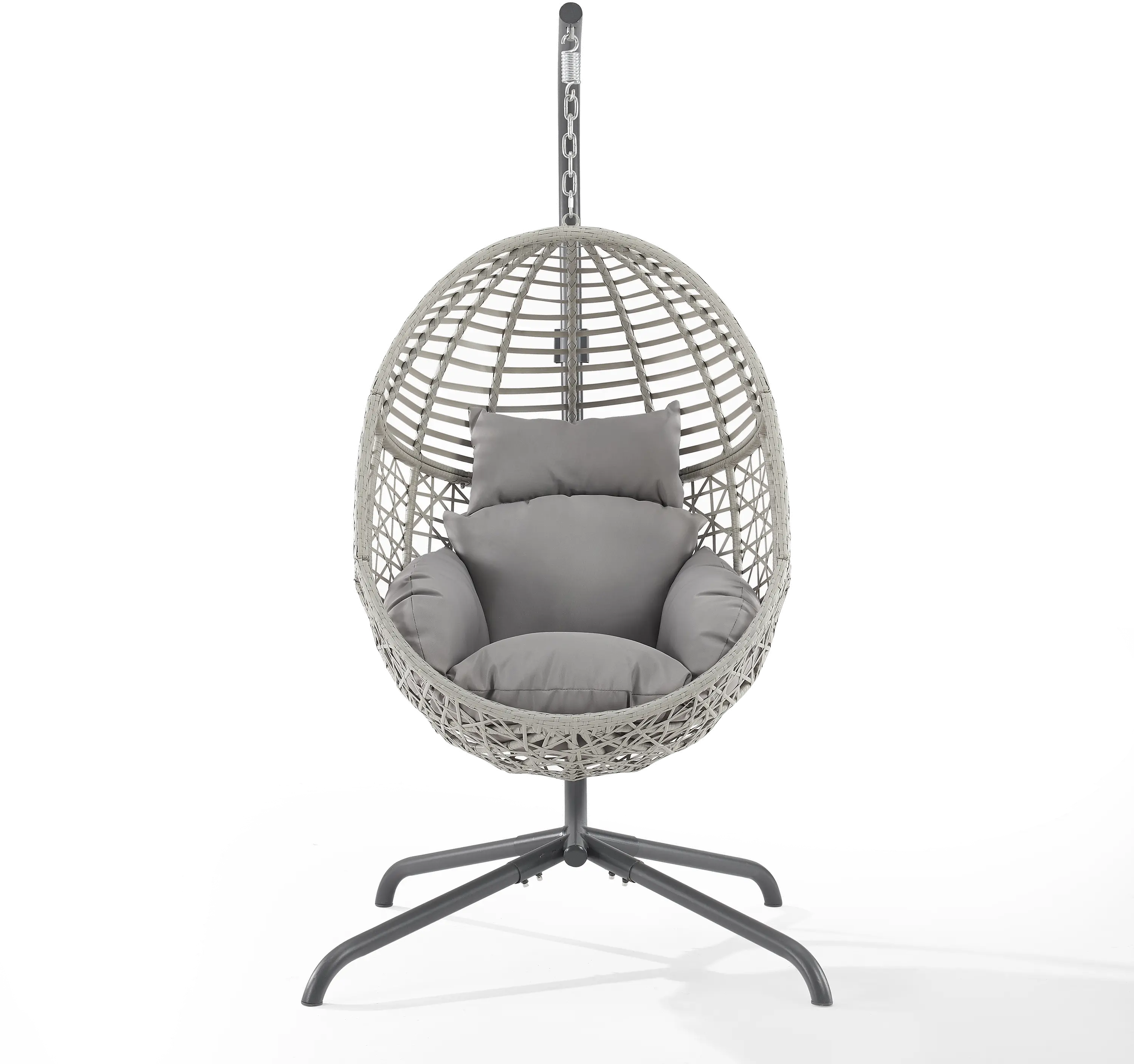 KO70232LG Lorelei Indoor/Outdoor Wicker Hanging Egg Chair-4