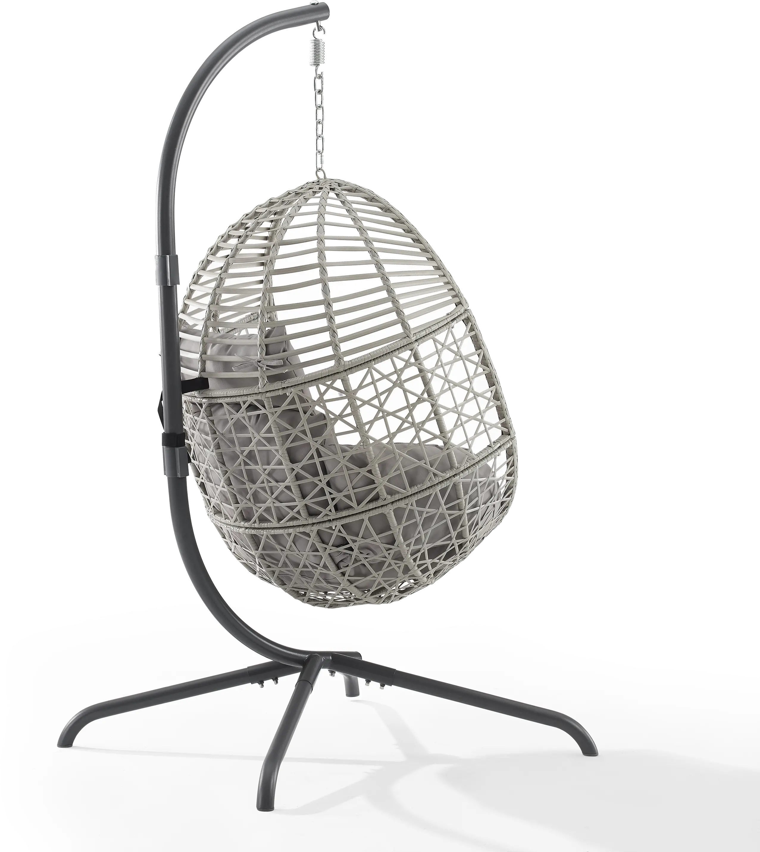 KO70232LG Lorelei Indoor/Outdoor Wicker Hanging Egg Chair-6