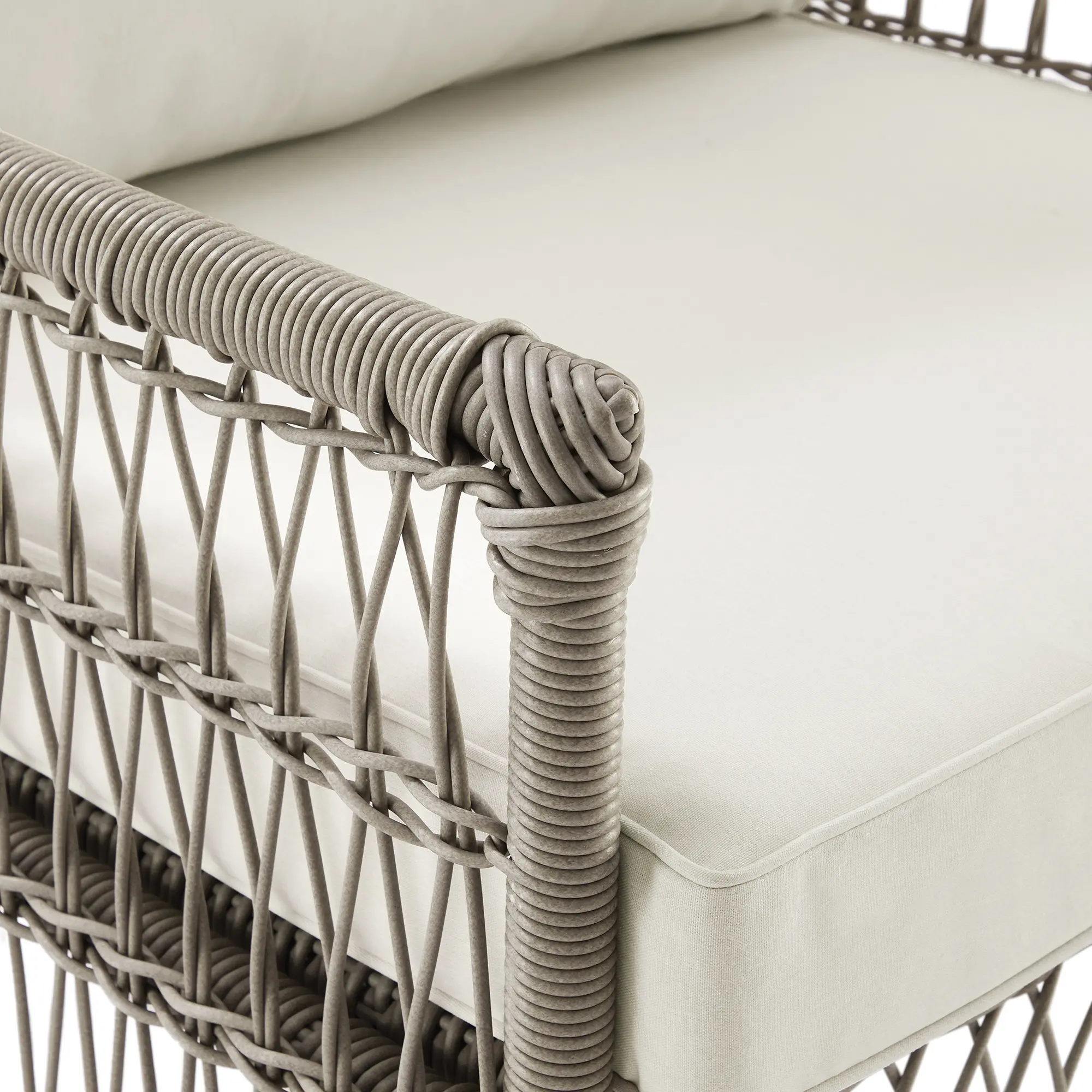 KO70434DW-CR Thatcher 2 Piece Off-White Outdoor Wicker Armchair Set-7