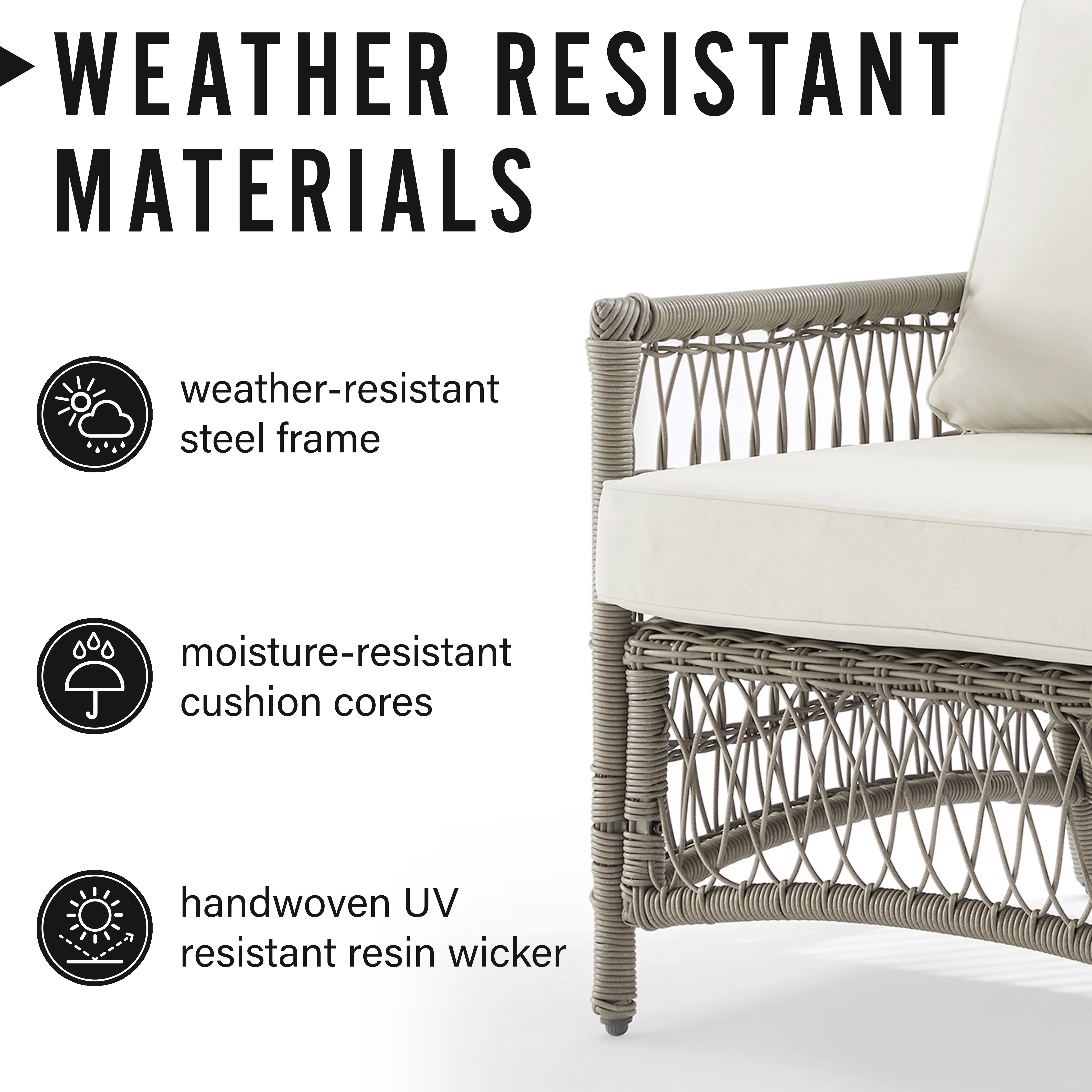 KO70436DW-CR Thatcher Patio Wicker Sofa and Coffee Table Set-6