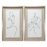 Kaur 29.5  Assorted Sketch Wall Art