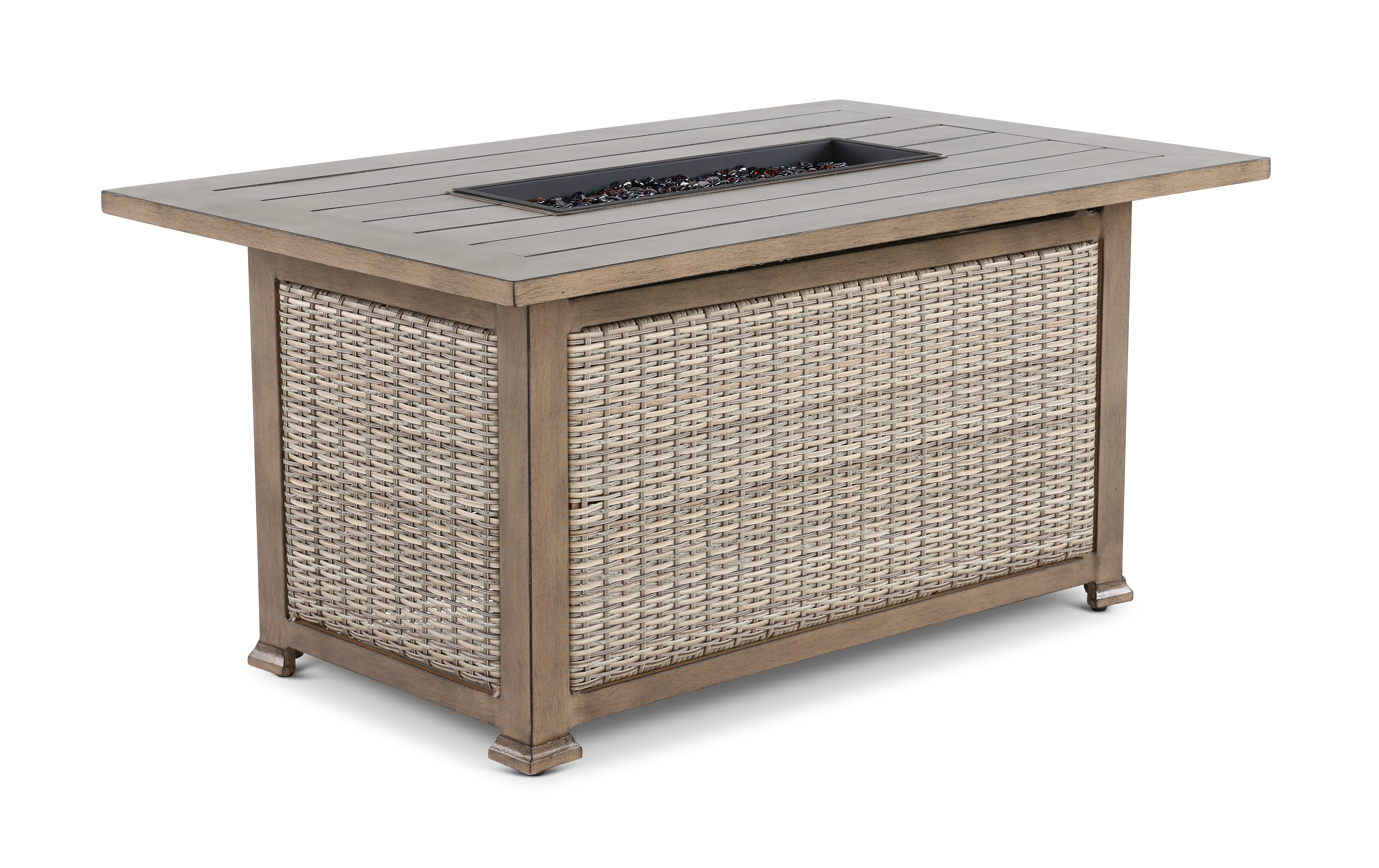 KIT/ART07900P01/FP Potomac Brown Firepit Patio Table-4