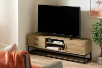 14386 Mezzy Nordik Oak 59  TV Stand