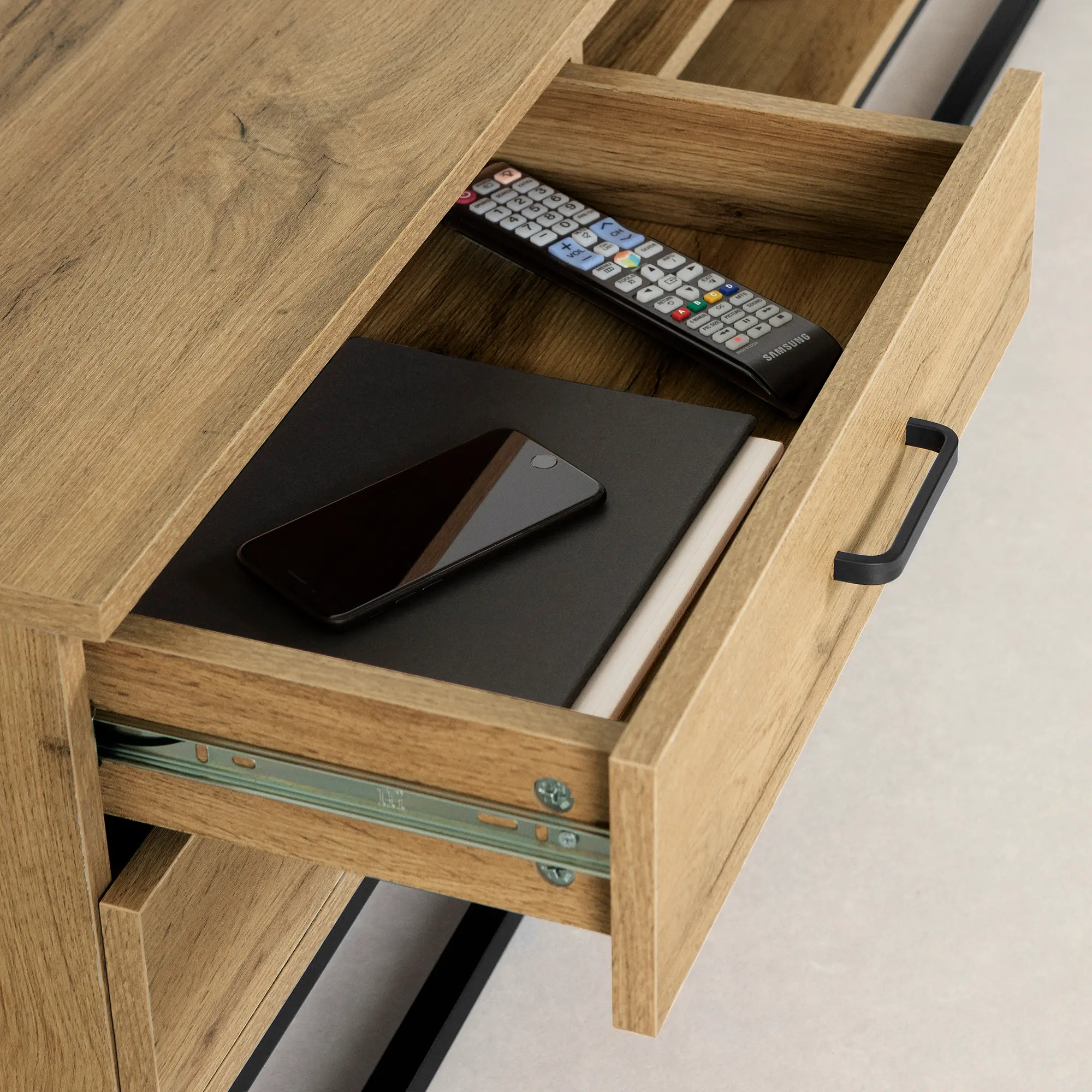 14386 Mezzy Nordik Oak 59  TV Stand-5