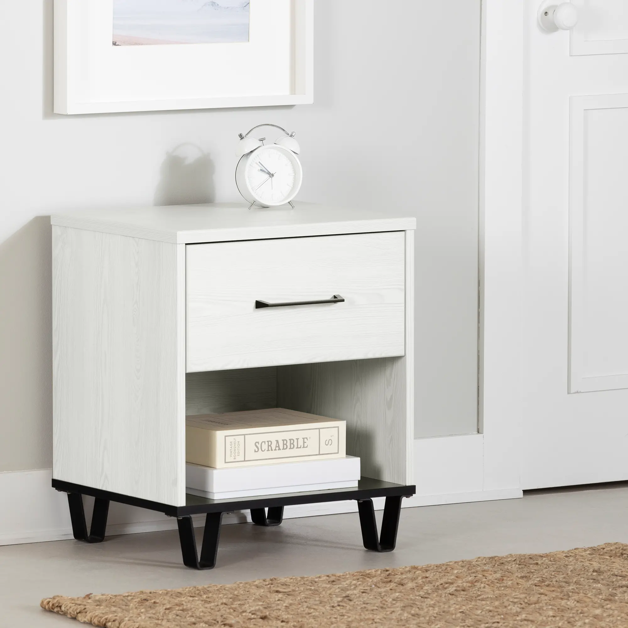 15373 Arlen White Pine Nightstand-2