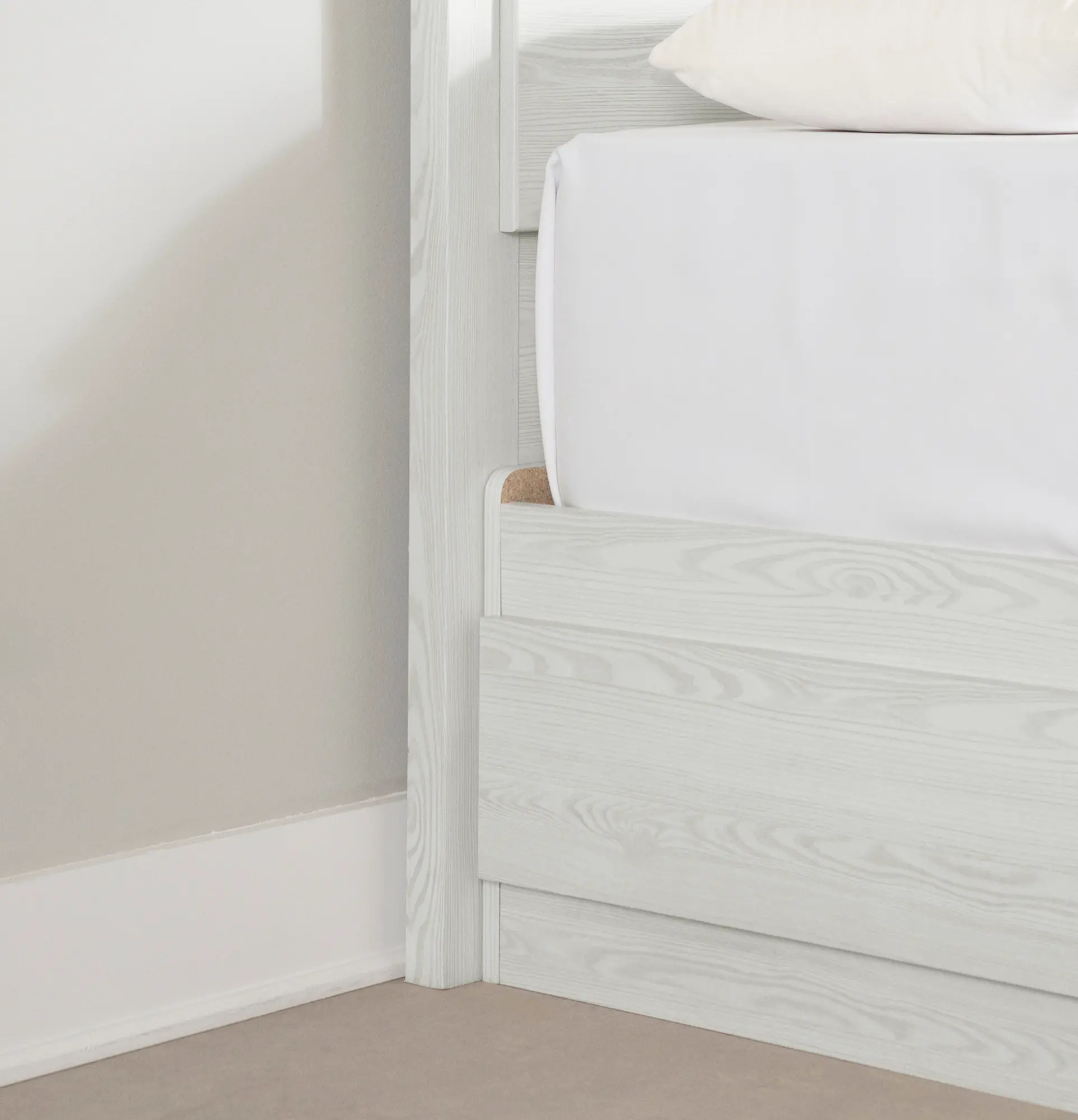 15380 Arlen White Pine Twin Storage Bed and Headboard Set-5