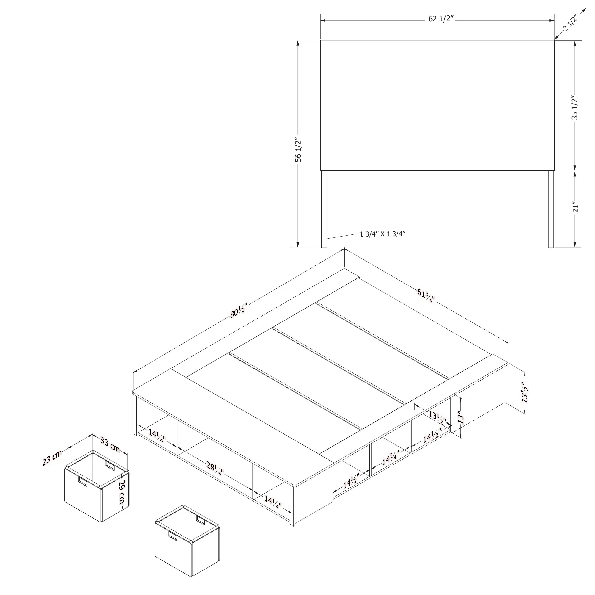 15484 Avilla Queen Storage Bed with Rattan Headboard-9